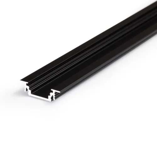LED profil Groove 10 na zafrézovanie 2m čierny