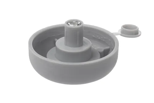 Klzák plastový H17mm rekt. sivý