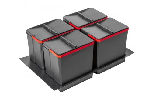 Sorter GTV Axispace 800mm do výsuvu 4x15l antracit