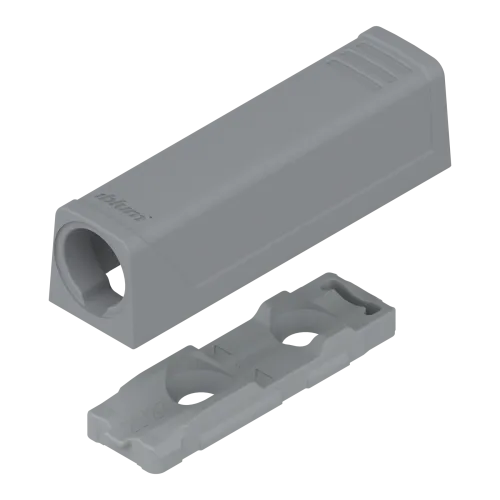 Tip-on Blum adaptér priamy 50mm 956.1201 sivý