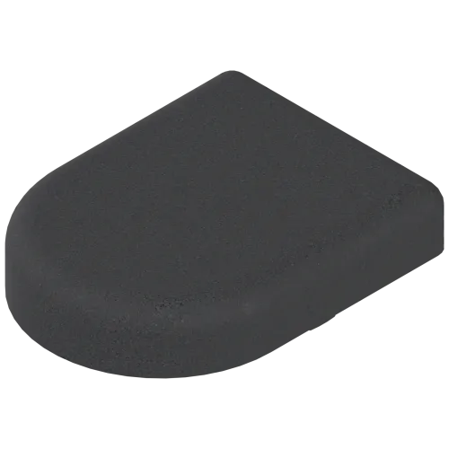 Krytka Blum pre záves na sklo "D" 84.4120 čierna