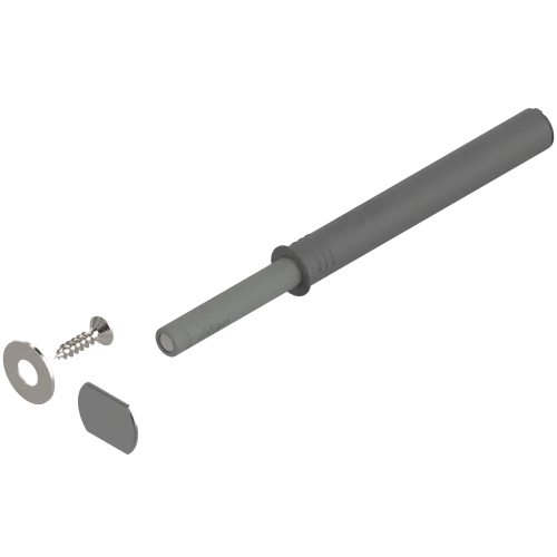 Tip-on Blum s magnetom pre dvierka, 76mm 956A1004 sivý