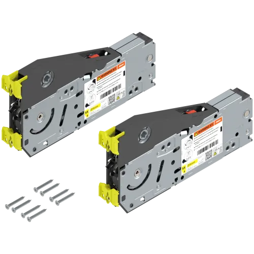 Aventos HL top 22L2200 výška 300-389mm + krytky biele