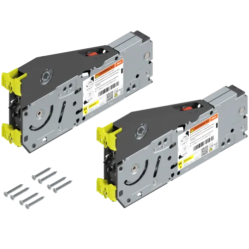 Aventos HL top 22L2500 výška 390-580mm + krytky biele