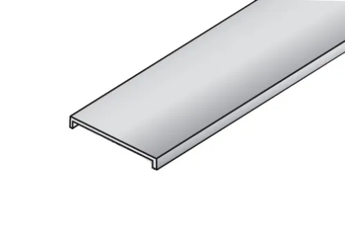 Profil S06N krycí 2,5m biela RAL9003