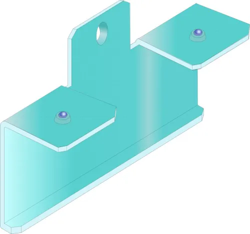 Úchyt profilu S80N bočný klik