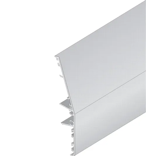 Profil S80N 4m kryt - garniža hliník elox