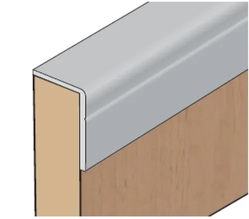 Uholník S07 2m čierna RAL9005