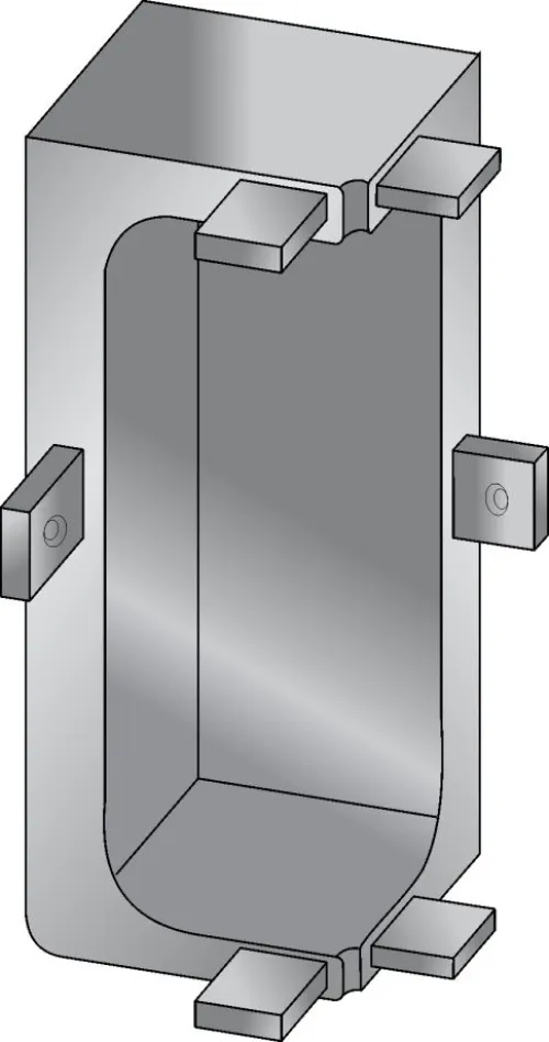 Roh vnútorný 90° pre profil GOLA-C biela RAL9003