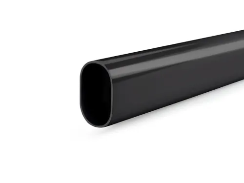 Vešiaková tyč oválna ATM MN-101, 3m, čierna matná