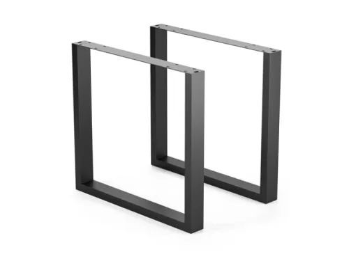 Stolová podnož STELARIS DN-970B profil 80x40mm čierna matná š780, v730mm