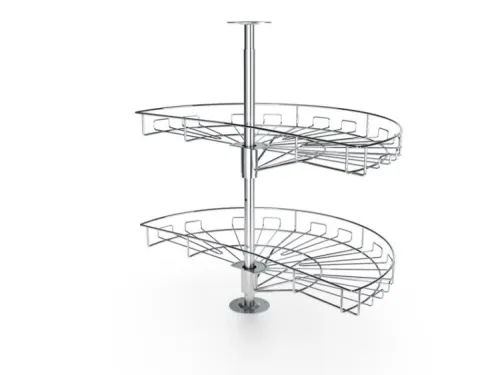 Kôš otočný rohový NOMET 1/2 690mm W-4269 drôtený chróm