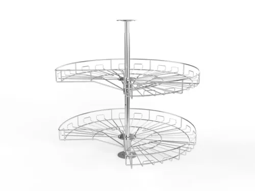 Kôš otočný rohový NOMET 3/4 820mm W-4182 drôtený chróm
