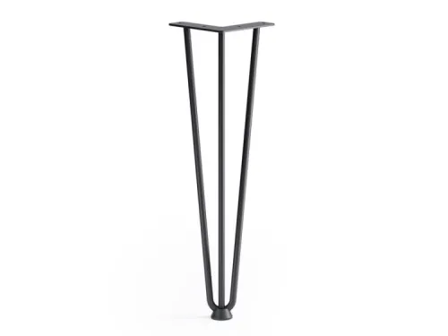 Noha stolová drôtená DN-803, 406mm čierna matná