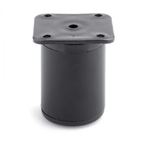 Noha nábytková DAP priemer 40/60mm čierna matná