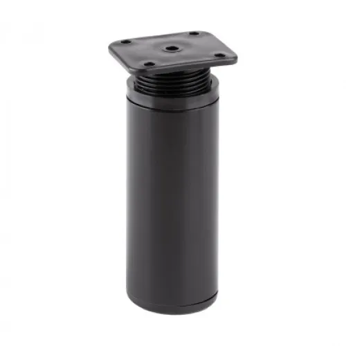 Noha nábytková DAP priemer 40/100mm čierna matná