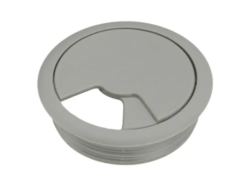 Priechodka kábla AT-350, plast pr.60mm svetlo šedá