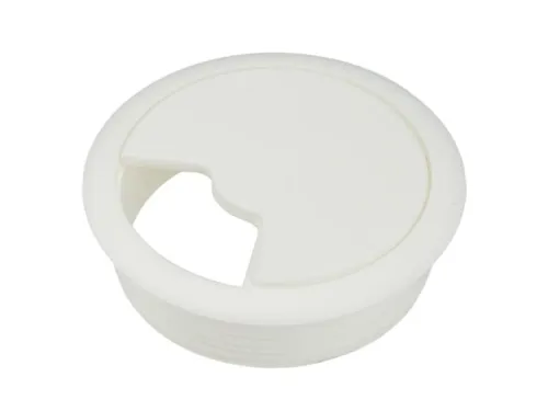 Priechodka kábla AT-350, plast pr.60mm biela