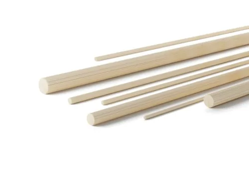 Spojovací kolík drevený 12mm, tyč 1m, vrúbkovaný buk