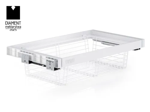 Výsuvný kôš na prádlo ATM Symphony WB-660, 800mm, biely