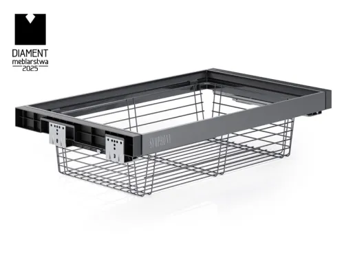 Výsuvný kôš na prádlo ATM Symphony WB-660, 800mm, antracit