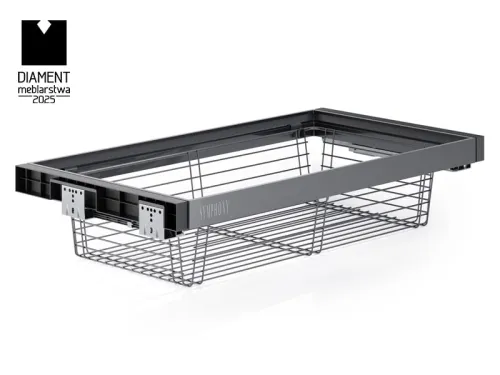 Výsuvný kôš na prádlo ATM Symphony WB-660, 900mm, antracit