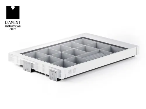 Výsuv na doplnky ATM Symphony WB-665, 700mm, biely