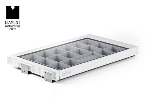 Výsuv na doplnky ATM Symphony WB-665, 800mm, biely