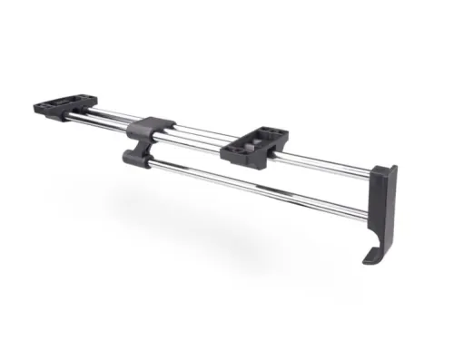 Výsuvný vešiak WM-141, 400mm chróm lesklý/čierna