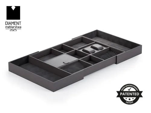 Organizér do zásuvky ATM Symphony WB-674, 600-900mm, antracit